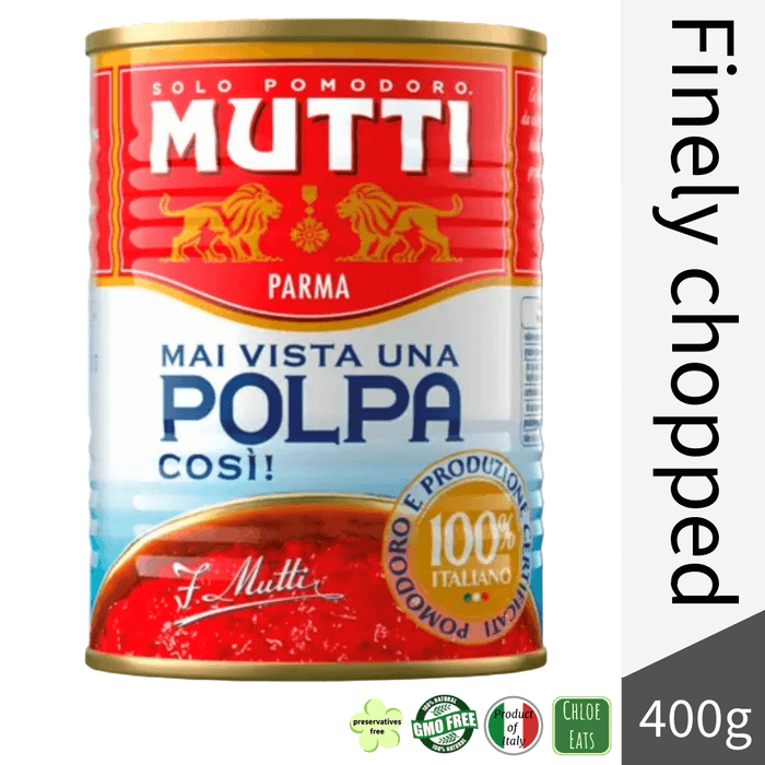 Mutti Polpa finely chopped tomatoes (bundles 6/24pcs available)