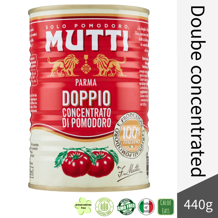 Mutti Italian double concentrated tomato paste - 440g