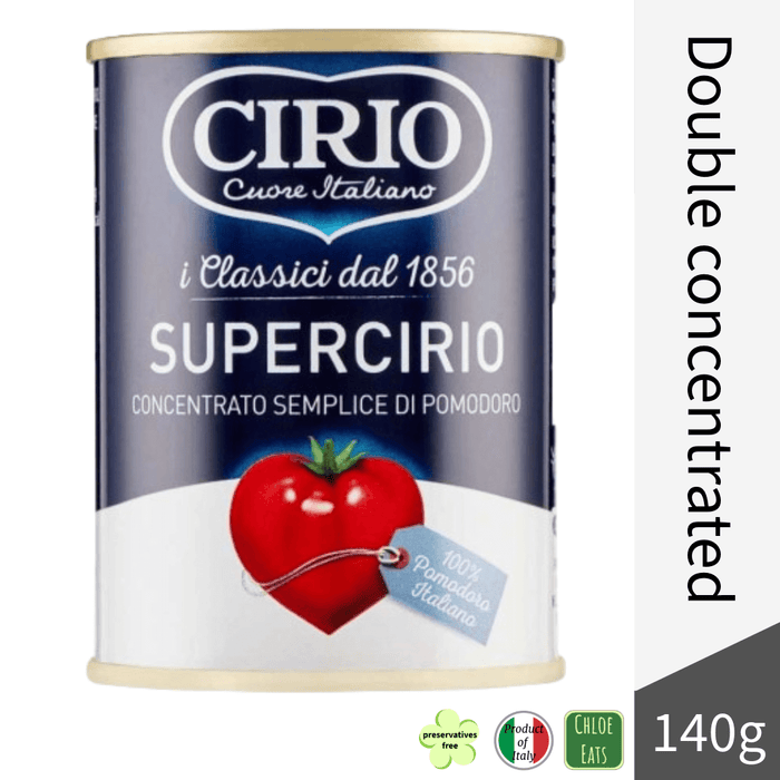 Cirio double concentrated tomato paste (bundles 6/24pcs available)