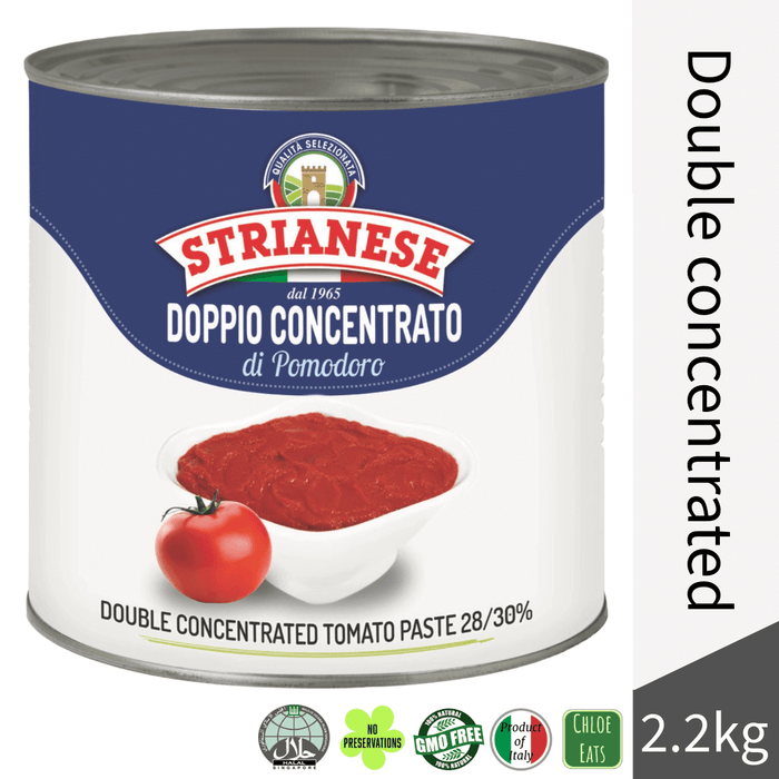 Strianese double concentrated tomato paste 2.2kg (bundles 6pcs available)
