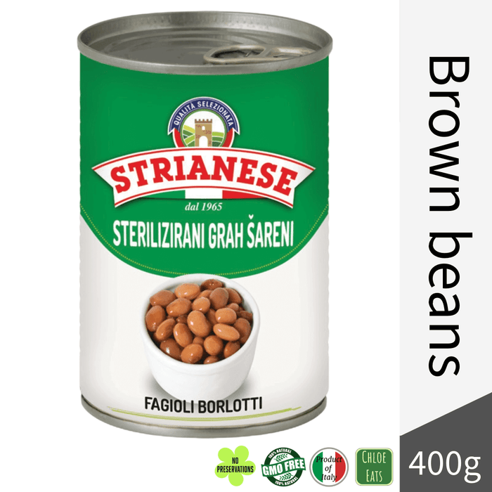 Strianese Fagioli Borlotti brown beans (bundles 6/24pcs available)