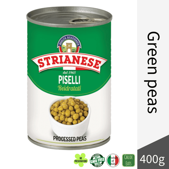 Strianese Piselli green peas (bundles 6/24pcs available)