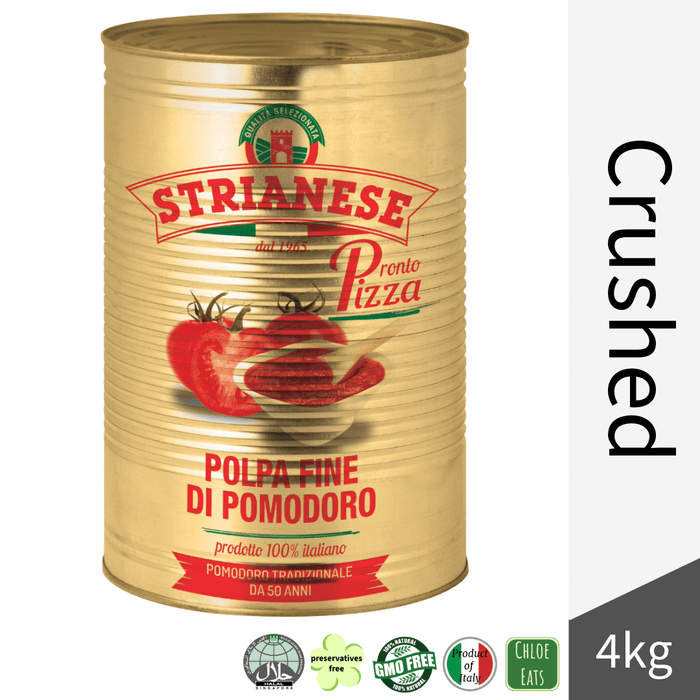 Strianese Italian Chopped Tomatoes 4.0kg (Bundles of 3pcs available)