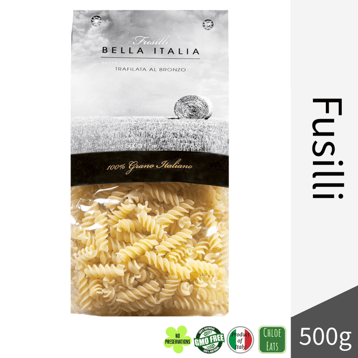 Bella Italia artisanal pasta Fusilli (bundles 6/12pcs available)