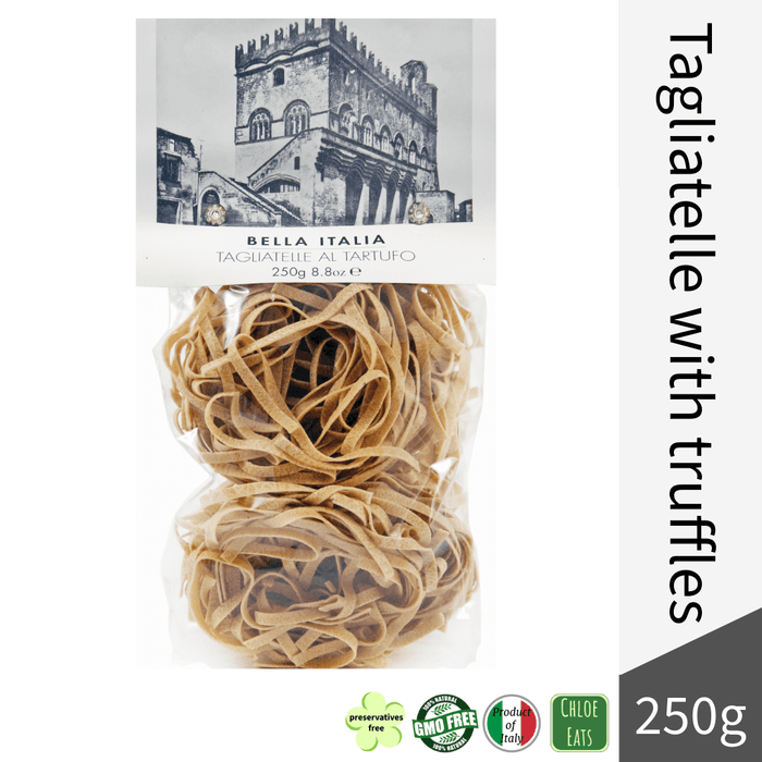 Bella Italia artisanal pasta Tagliatelle with Truffles (bundles 6/24pcs available)