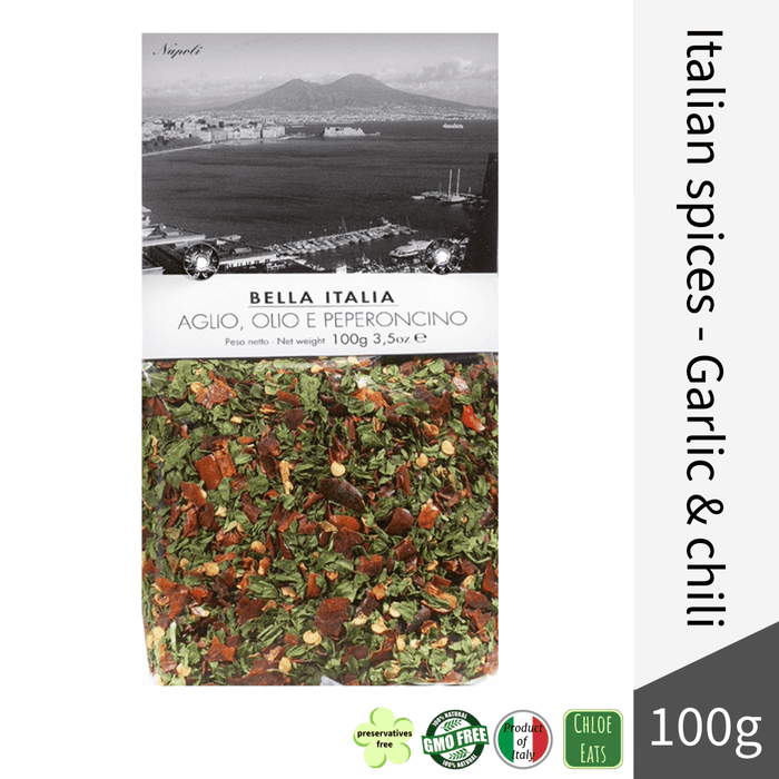 Bella Italia artisanal spice mix Aglio olio e peperoncino garlic and chili (bundles 6/24pcs available)