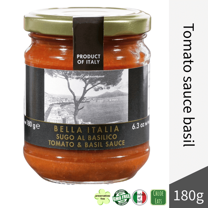 Bella Italia artisanal sugo tomato sauce pasta basil (bundles 4/12pcs available)