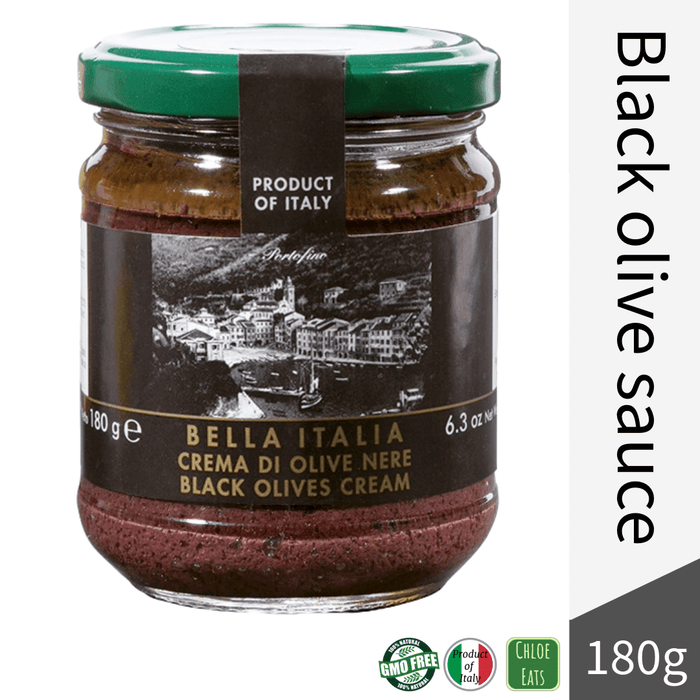 Bella Italia artisanal black olive tapenade spread sauce (bundles 4/12pcs available)