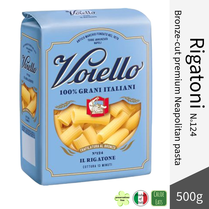 Voiello Italian pasta Rigatoni No124