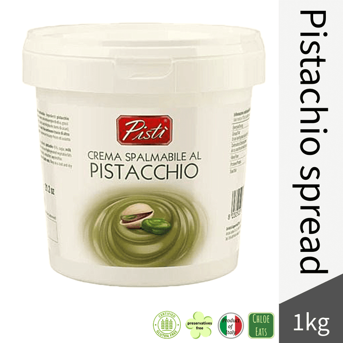 Pisti Italian premium pistachio cream spread 45% 1kg for Dubai Chocolate