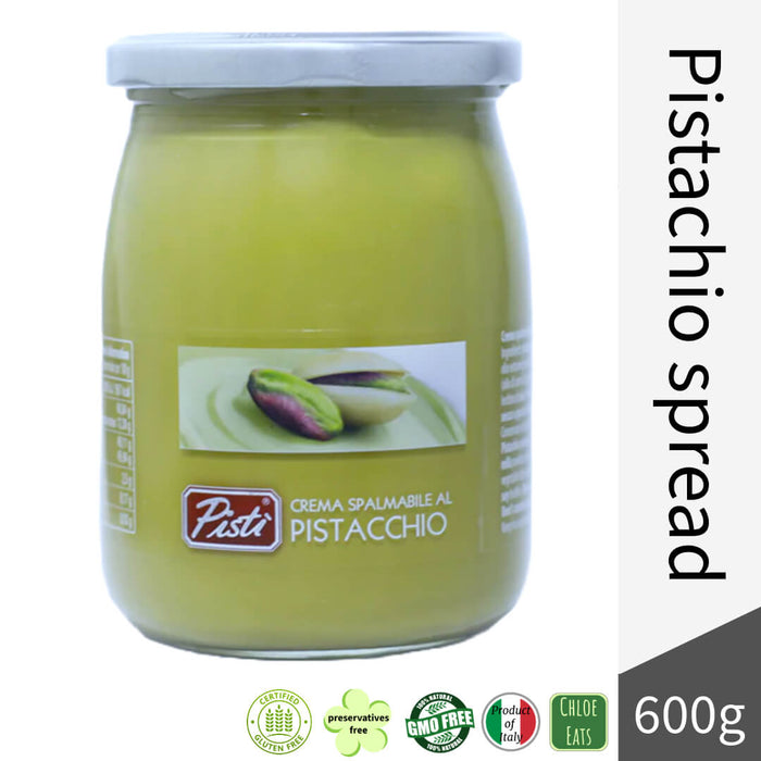 Pisti Italian Premium Pistachio Cream Spread 45% 600g for Dubai Chocolate