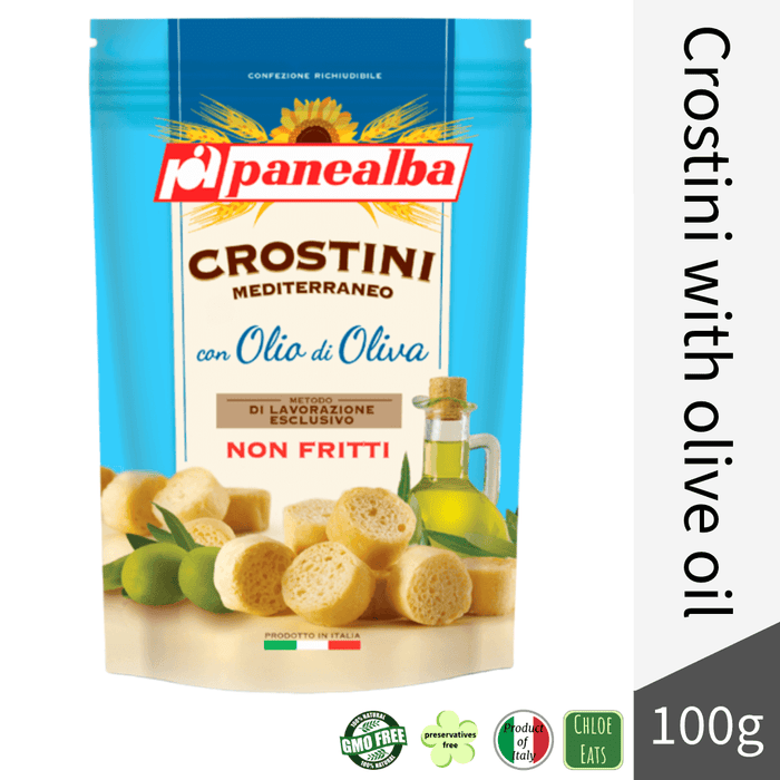Panealba Crostini Crackers with Olive Oil