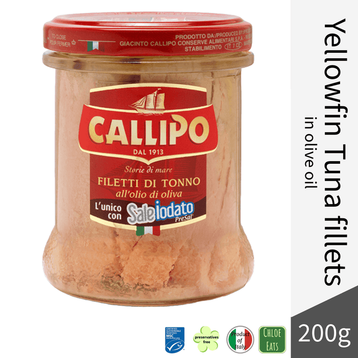 Callipo Tonno Yellowfin Tuna fillets in olive oil
