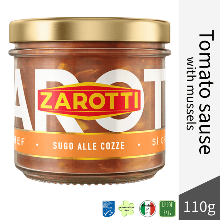 Zarotti Sugo tomato sauce pasta with Mussels