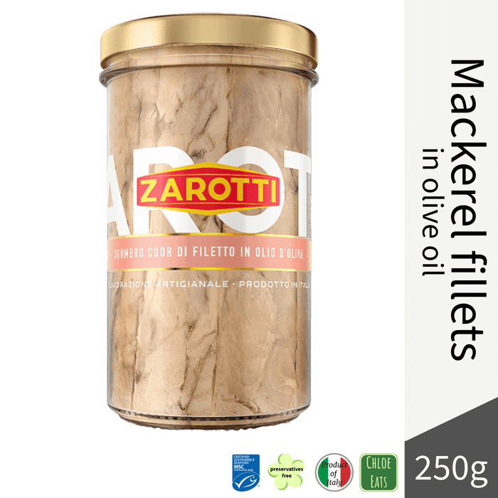Zarotti Sgombro Mackerel fillets in olive oil