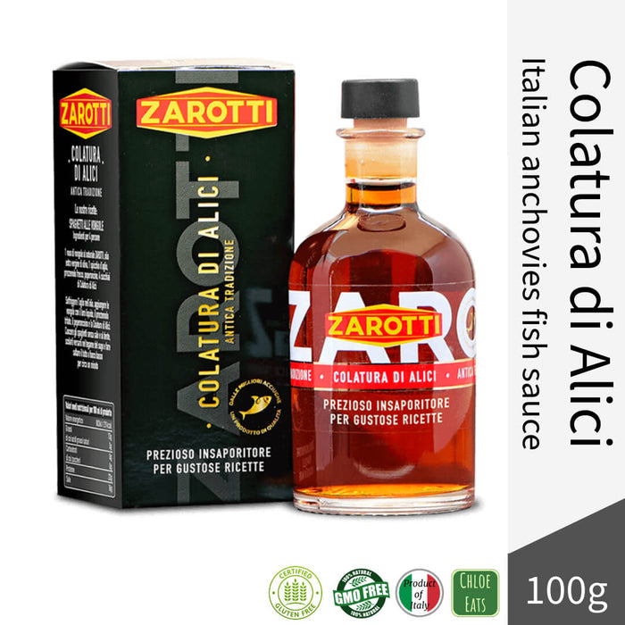 Zarotti Italian Colatura Anchovies fish sauce