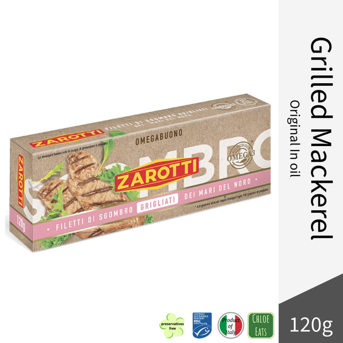 Zarotti Italian grilled Sgombro Mackerel in oil
