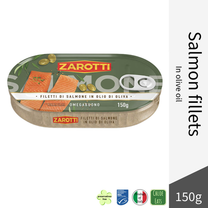 Zarotti Italian Salmone Salmon fillet in olive oil