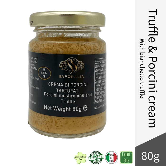 Saporalia artisanal Bianchetto Truffle and Porcini mushroom Cream