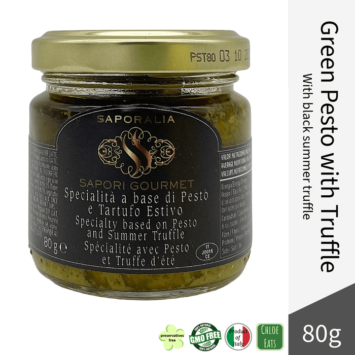 Saporalia artisanal Green Pesto sauce with Summer Truffle