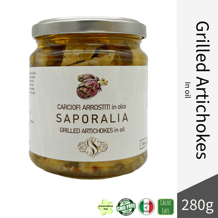 Saporalia artisanal Grilled Artichokes in oil