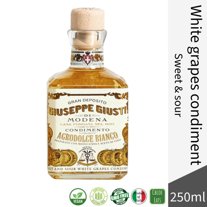 Giuseppe Giusti Italian Sweet and sour white grapes condiment