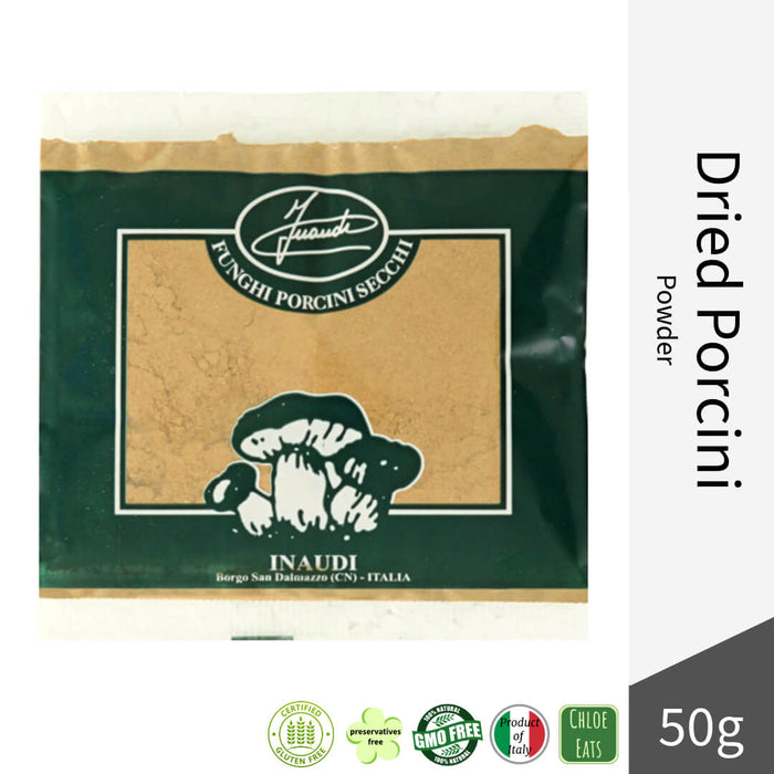 Inaudi Italian artisanal dried Porcini Mushroom powder