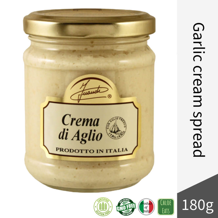 Inaudi Italian artisanal Crema di Aglio Garlic Cream Spread