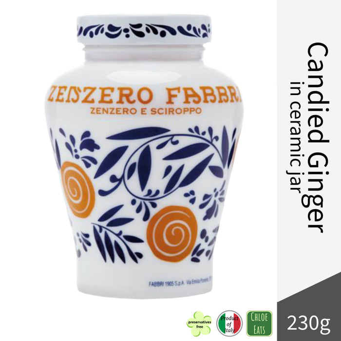 Fabbri Italian Candied Ginger in Syrup 230g