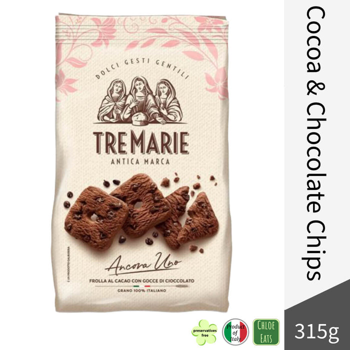 Tre Marie Italian Cookies 315g - Cocoa & Chocolate Chips