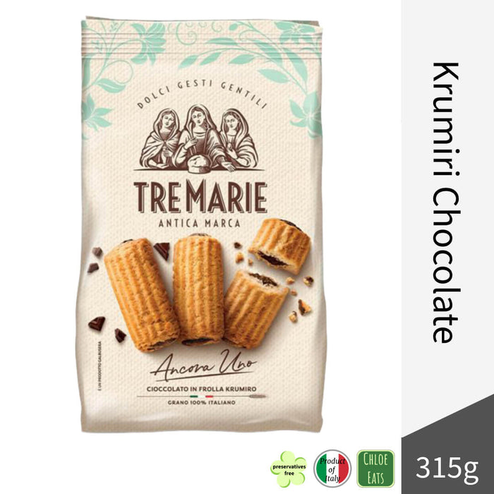 Tre Marie Italian Cookies 315g - Krumiri Chocolate