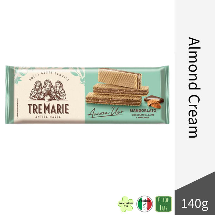 Tre Marie Italian Wafers 140g - Almond Cream