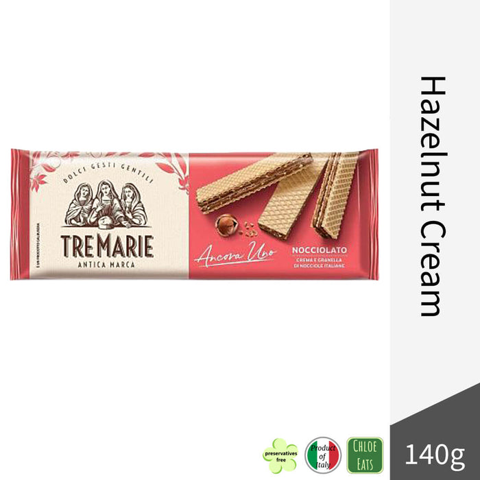 Tre Marie Italian Wafers 140g - Hazelnut Cream
