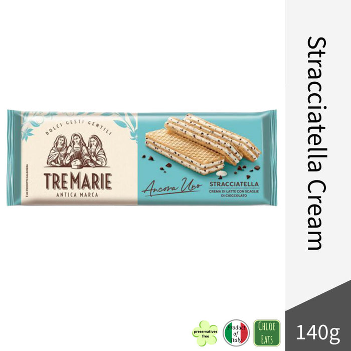 Tre Marie Italian Wafers 140g - Stracciatella Cream
