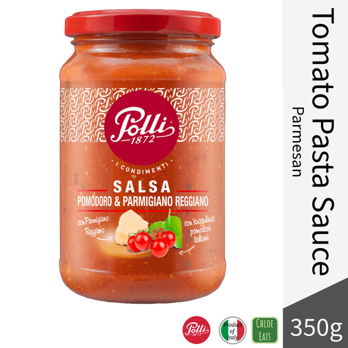 Polli Italian Tomato sauce for pasta 350g - Parmesan cheese (Bundles available)