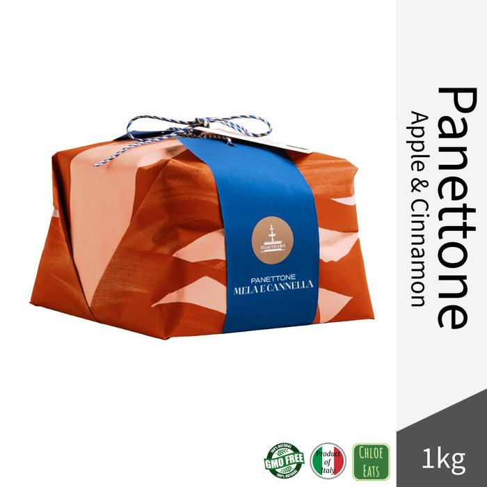 Fiasconaro Italian Panettone - Apple and Cinnamon - Hand Wrapped 1kg
