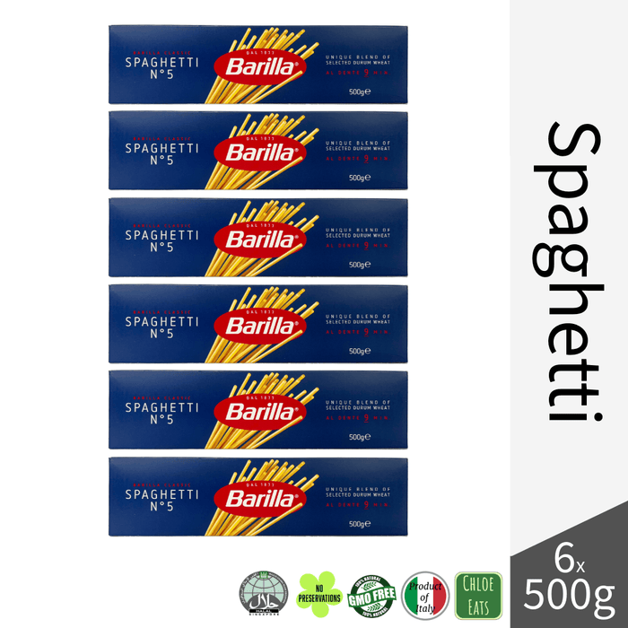 Barilla Italian pasta Spaghetti No5 (Bundles of 6/24pcs available)