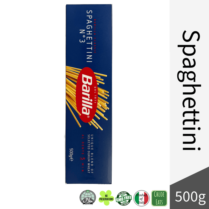 Barilla Italian pasta Spaghettini No3 (bundles of 6/24pcs available)