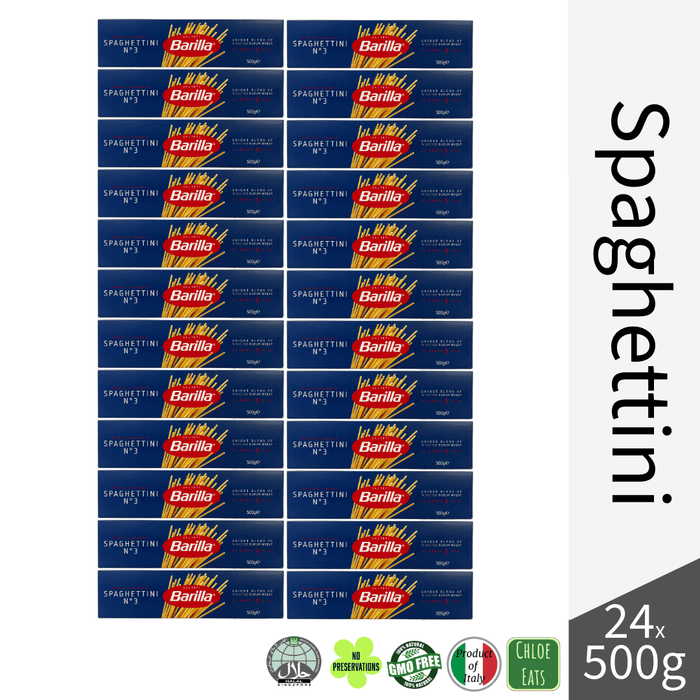Barilla Italian pasta Spaghettini No3 (bundles of 6/24pcs available)