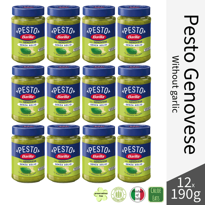 Barilla green pesto sauce Genovese without garlic (bundles 4/12pcs available)