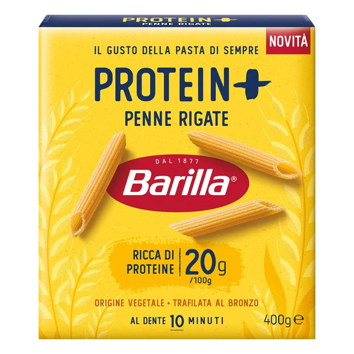 Barilla Italian High Protein Penne Rigate Pasta 20% 400g