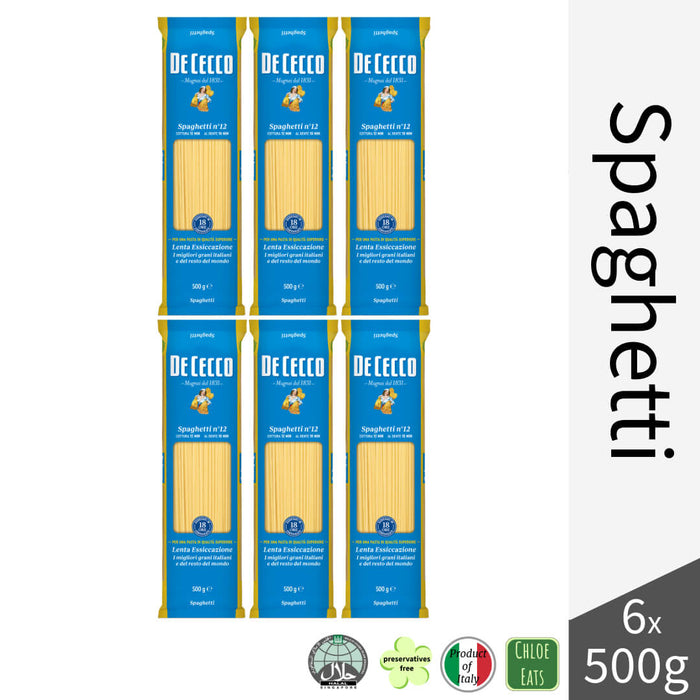 De Cecco pasta Spaghetti No12 (bundles 6/24pcs available)