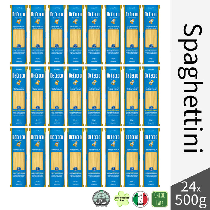 De Cecco pasta Spaghettini No11 (bundles 6/24pcs available)