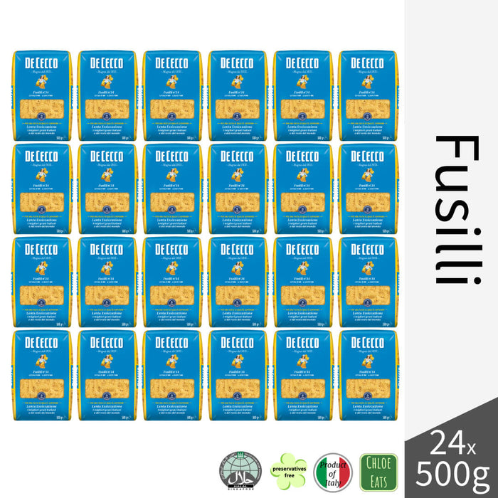 De Cecco pasta Fusilli No34 (bundles 6/24pcs available)