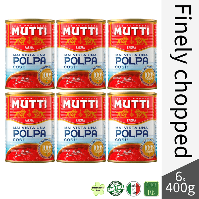 Mutti Polpa finely chopped tomatoes (bundles 6/24pcs available)