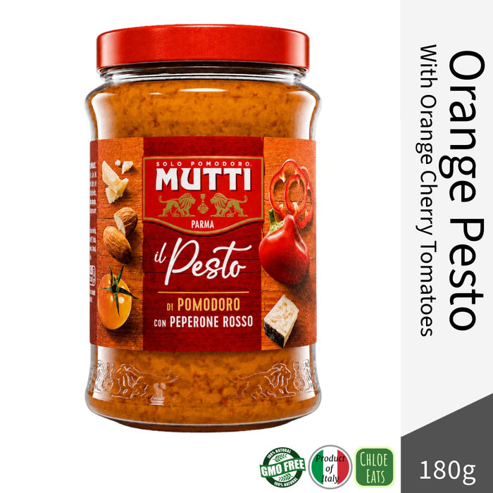 Mutti Italian Orange Pesto Sauce 190g