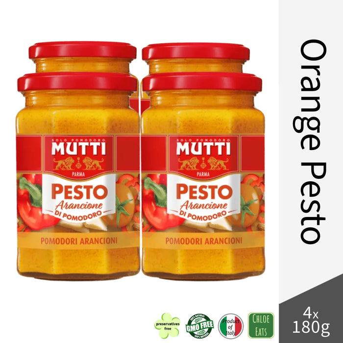 Mutti Italian Orange Pesto Sauce 190g