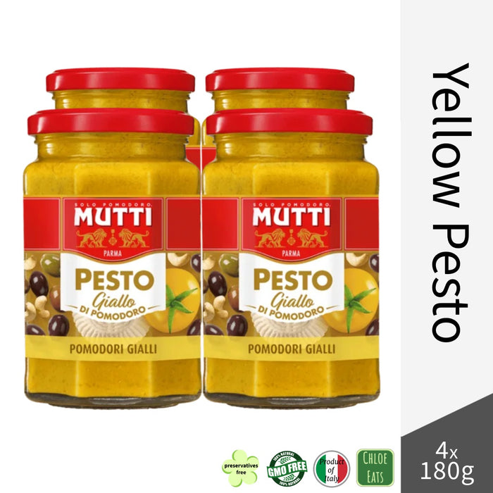 Mutti Italian Yellow Pesto Sauce 190g