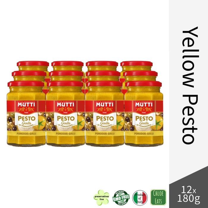 Mutti Italian Yellow Pesto Sauce 190g
