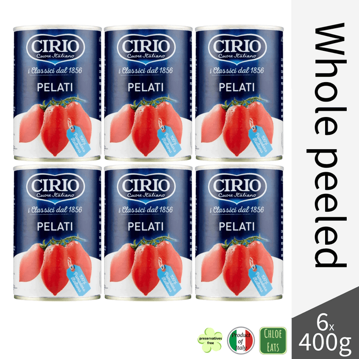 Cirio Pomodori Pelati peeled tomatoes (bundles 6/24pcs available)